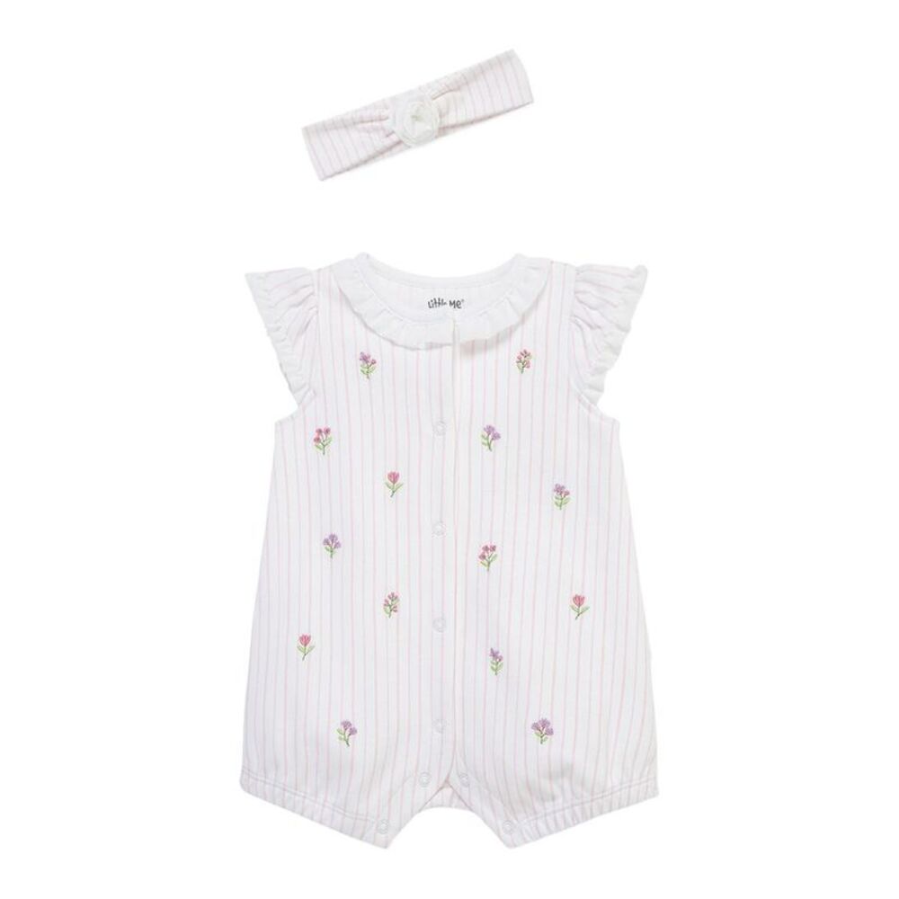 Little Me Floral Romper Headband